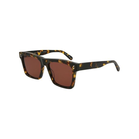 Stella McCartney Square-Frame Acetate Sunglasses Brown Mens - Picture 2 of 4